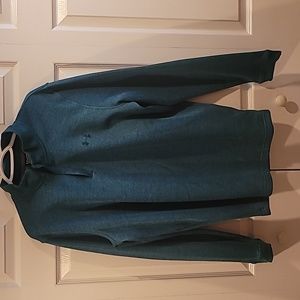 Under Armour XL ColdGear Quarter zip Blue/Green